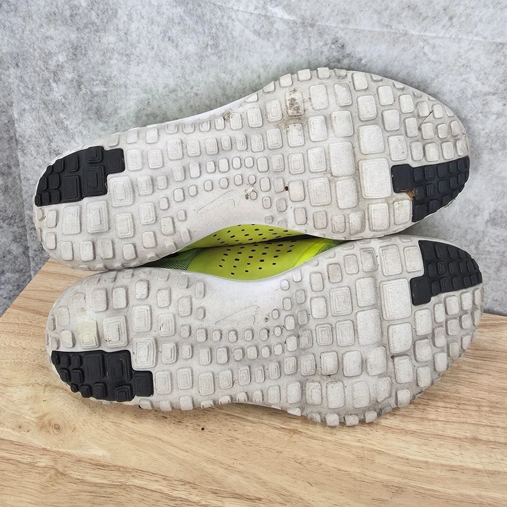Nike FS Lite Trainer 2 Running Shoe Mens 13 Volt Neon Black White 615972-700